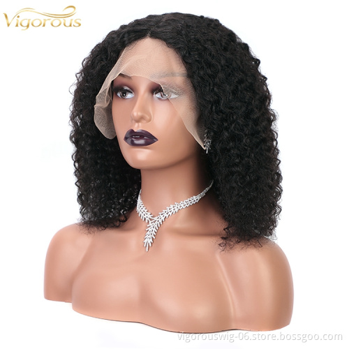 Vigorous vendors colored wet curls water wave 150% density brazilian styles 100% human hair glueless hd lace front wigs